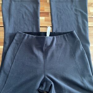 Lululemon Brushed Softstreme Ribbed Zip Flared Pant